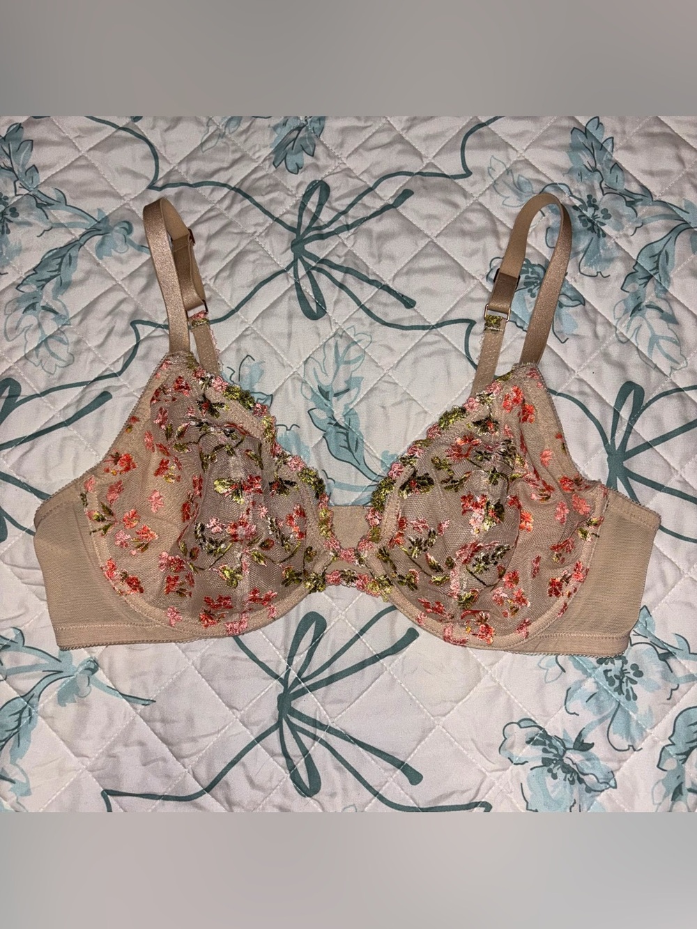 Coquette Aerie Floral Bra